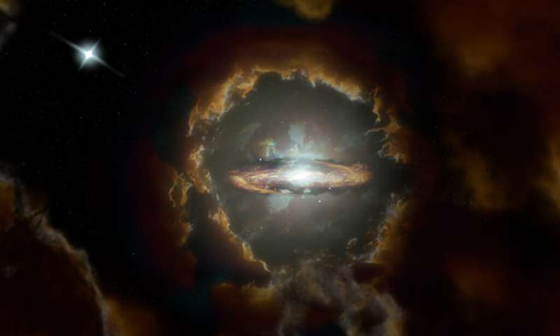 ALMA discovers massive rotating disk in early universe