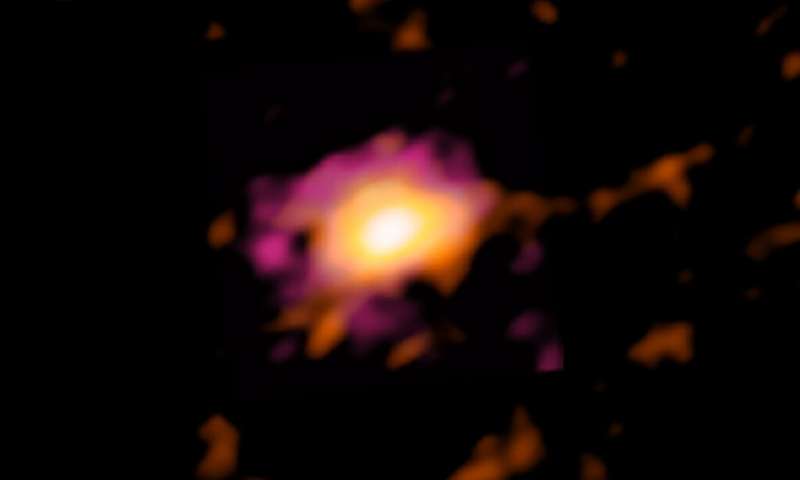 ALMA discovers massive rotating disk in early universe