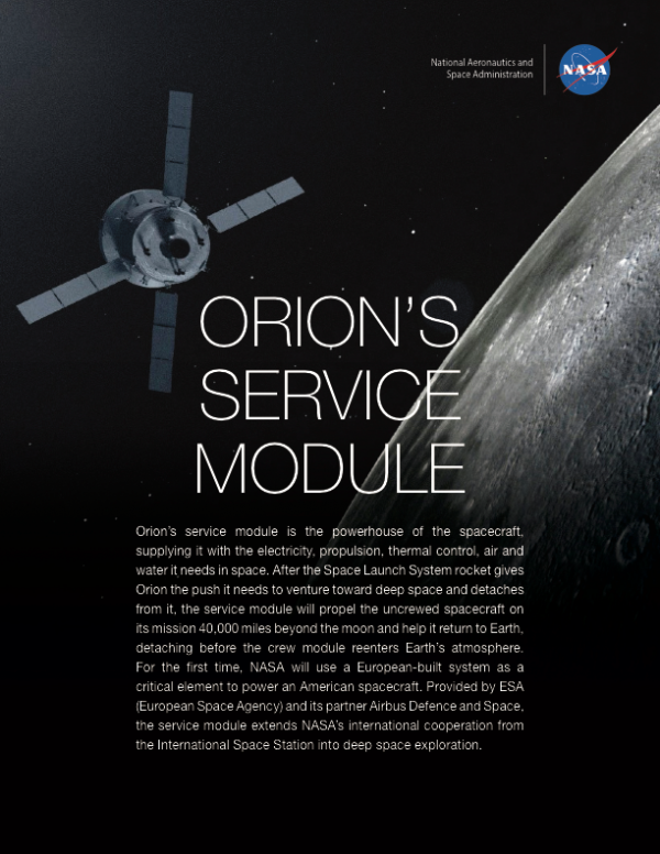 Orion's Service Module
