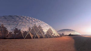 Dubai announces giant Mars city simulation designed by Bjarke Ingels