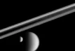 Saturn's rings and moons, cassini