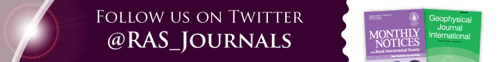 Follow us on Twitter @RAS_Journals